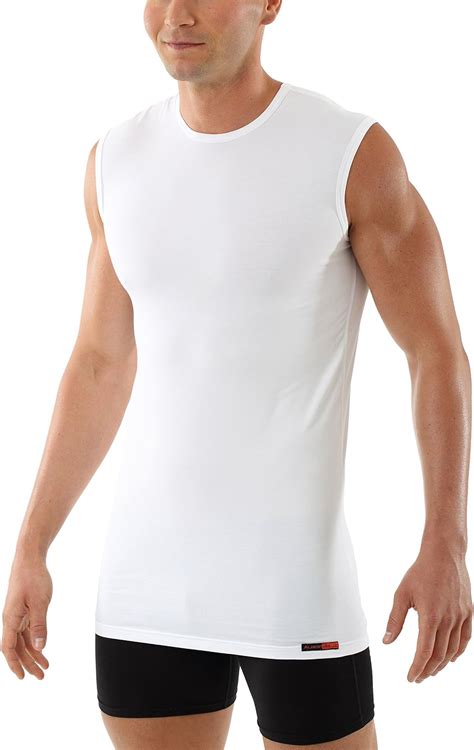 adidas men's sleeveless white undershirt.